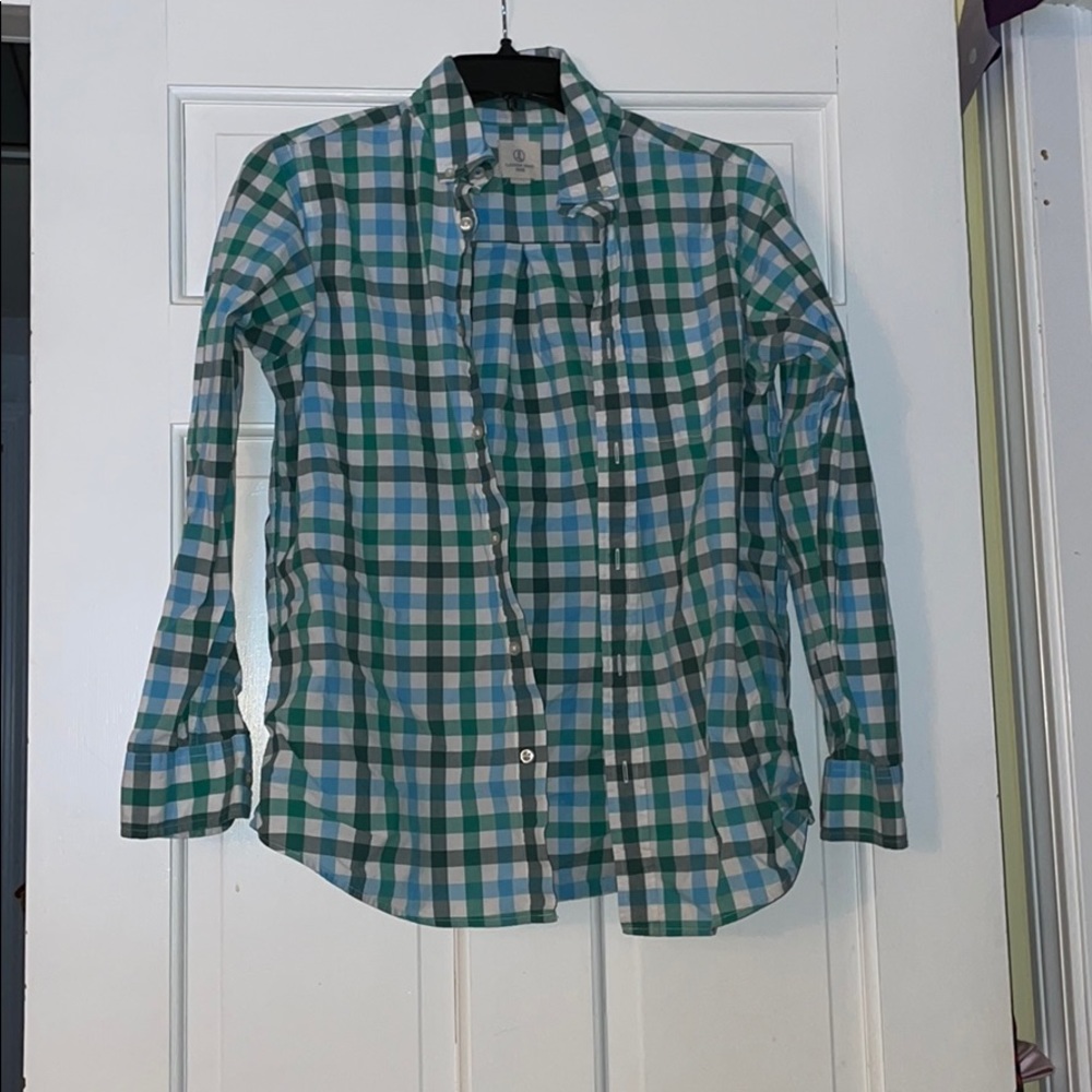Lands’ End Kid’s Plaid Button Up